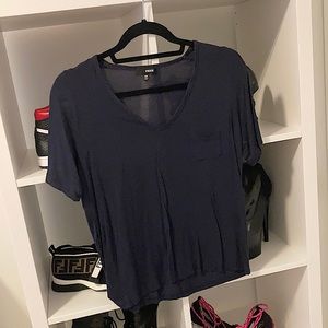 WILFRED FREE ARITZIA slouchy t-shirt, navy blue